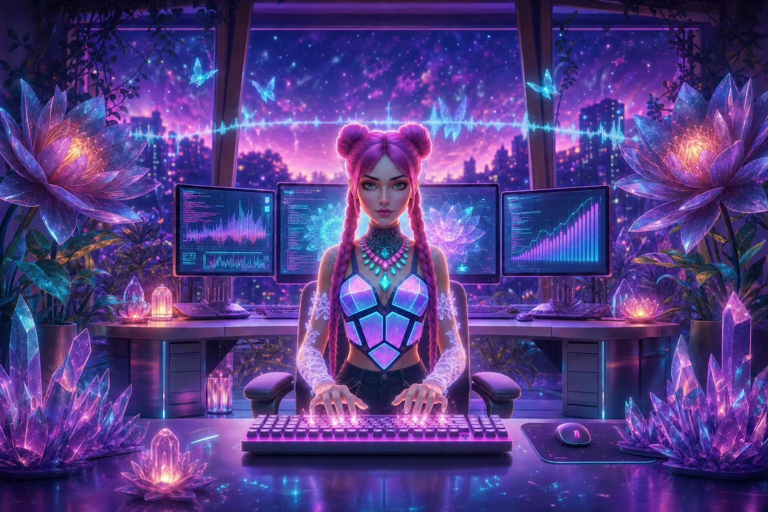 me at the keyboard, about to launch